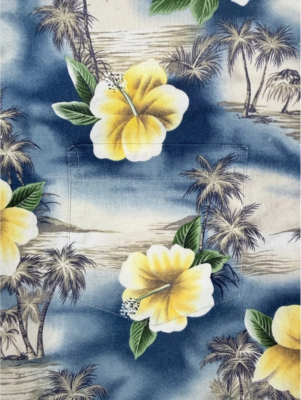 RJC Ltd. Men's Hawaiian Shirt 3XL Tropical Floral Print Made in Hawaii